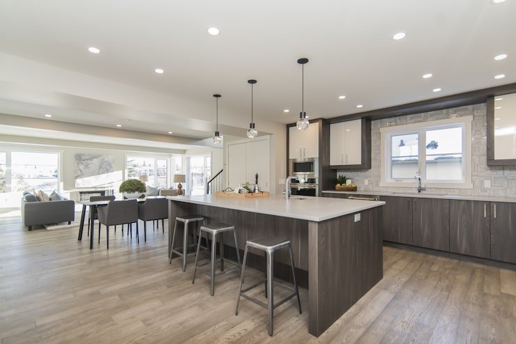 Custom Kitchen Renovation 4 beautiful shot modern house kitchen dining room 181624 2870